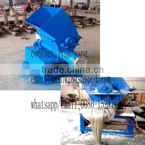 Fast food box crusher and melting machine / Foam block crusher and recycling machine