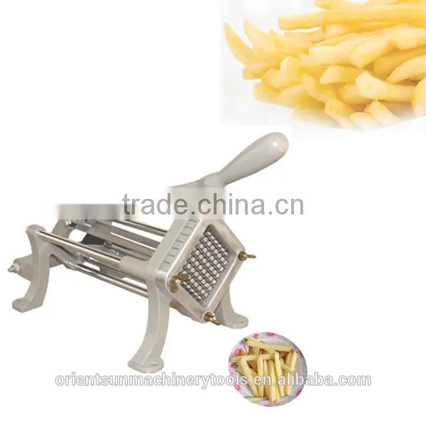 Manual Commercial French Fry Cutter potato chip cutter with three blades