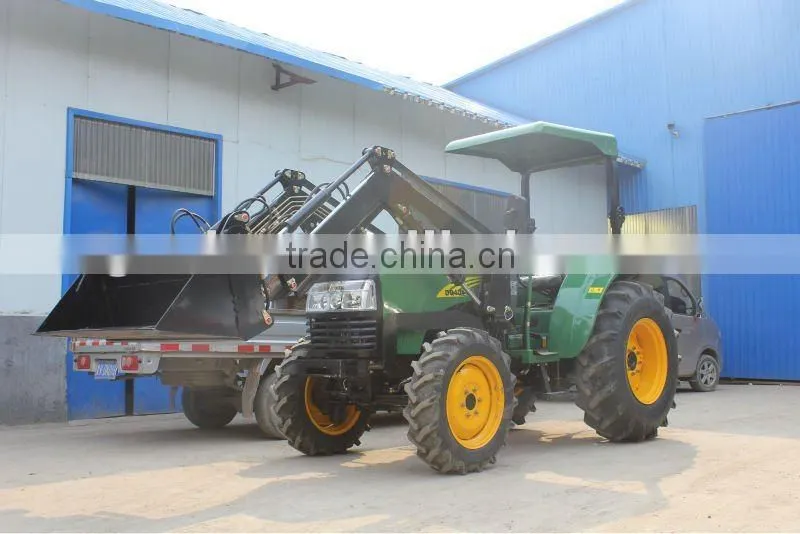 High quality 40/50HP/55HP/60HPHP 4WD tractor with 4in1 Front end loader and backhoe