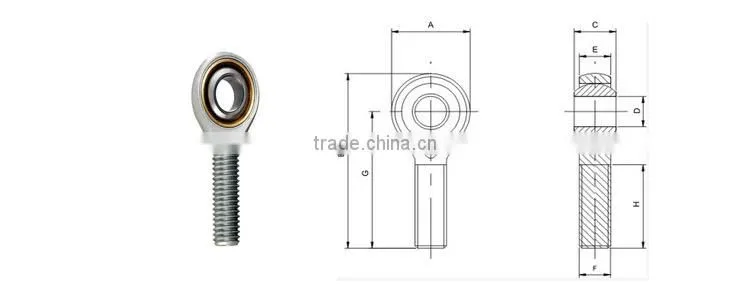 Rod End Bearing Conrod Bearing Connecting Rod Bearing