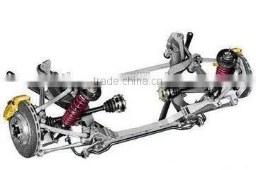 trailer/ semi trailer single point suspension/bogie axle