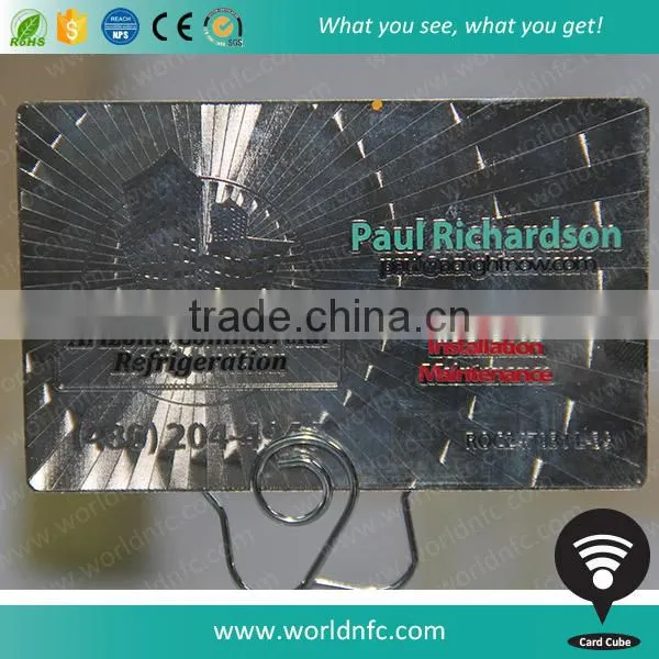 China Suppliers Free Samples Metal Business Card