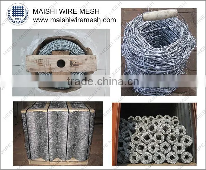 Galvanised Barbed wire (double strand) horse fence/field fence