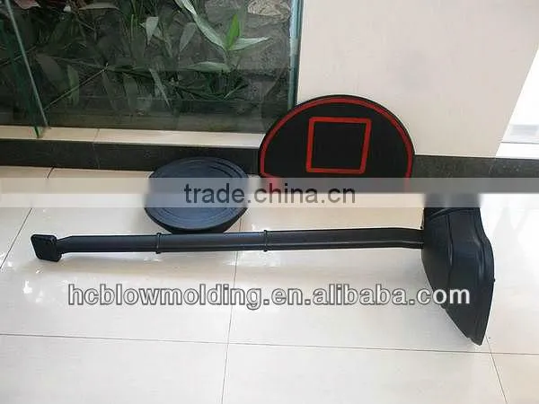 OEM Hollw Blow Molding plastic basketball backboard with basketball ring