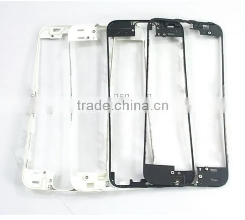 black/white For iPhone 5 Touch Screen Frame Bezel with hot melt glue