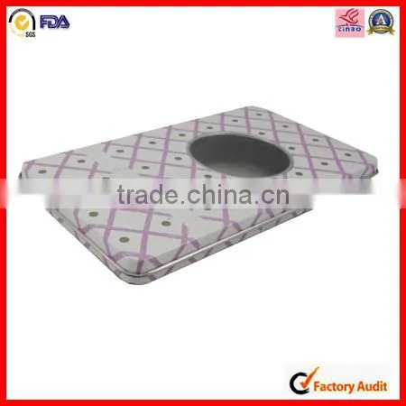 metal battery packing emboss printing tin boxes