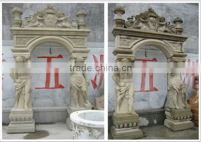 Western Style Stone Arch Door Surround