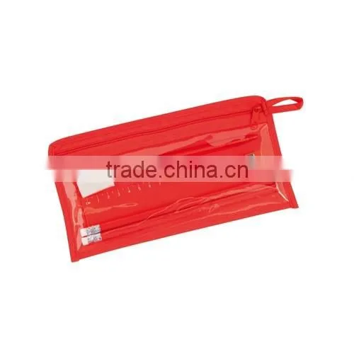 Cheap plastic pencil case with pencil set