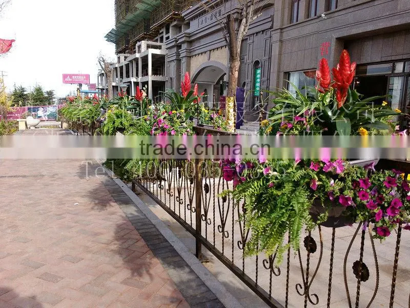 SOL 2015 new design hanging fence flower railing planter