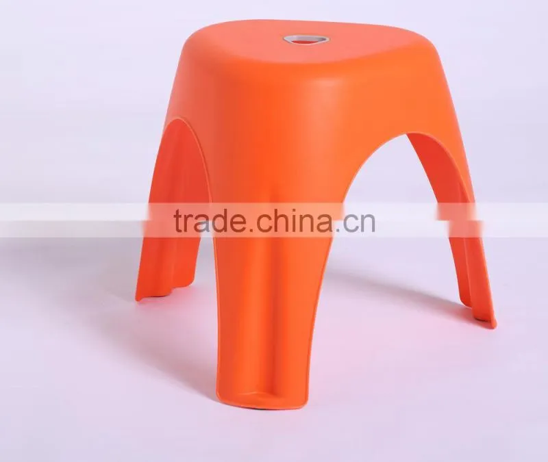 plastic foldable outdoor chair with iron feet