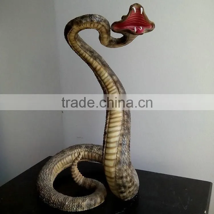 Resin snake figure