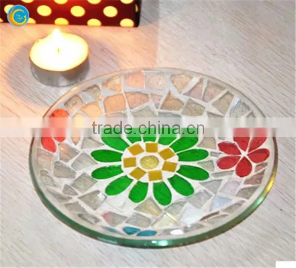Hand Crafted Mosaic Glass Bowl