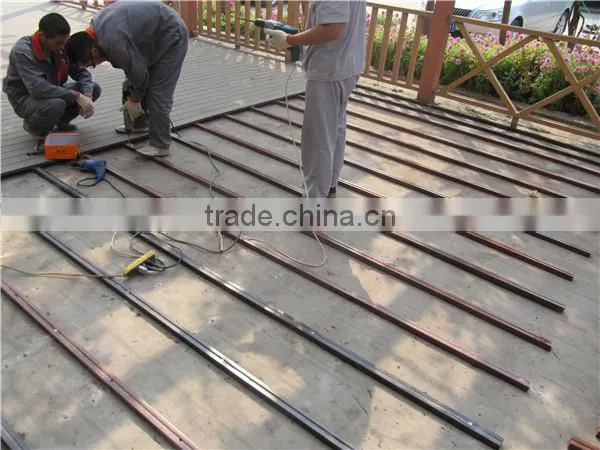 Hot sale factory exported wpc wall panel/wpc decking prices/wpc house