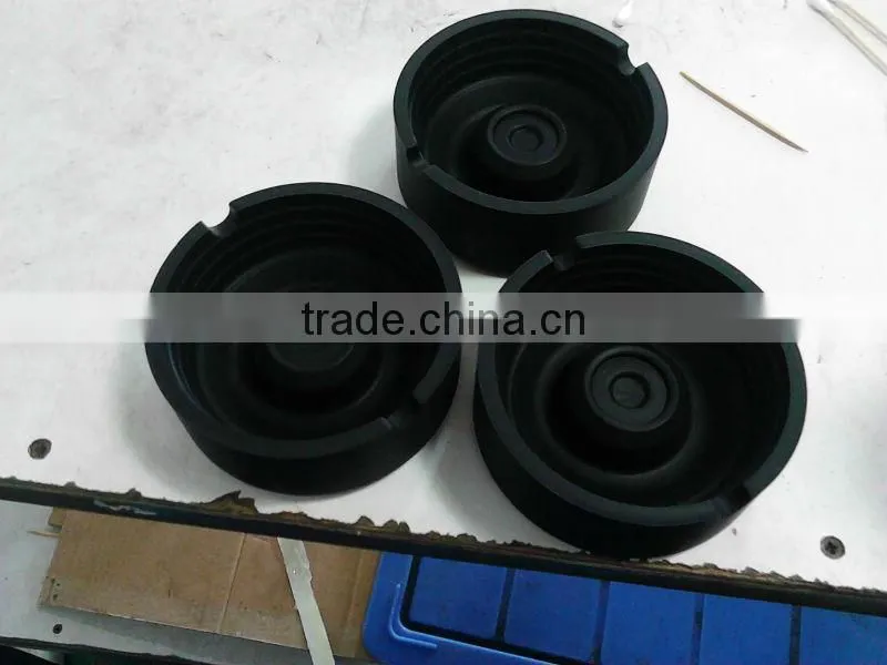 mouth shape ashtray, black ashtray, silicone and stainless steel ashtray