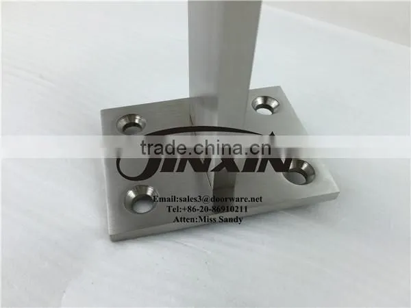Four Star Hotel Top Balcony Flat Bar Balustrade With Hole