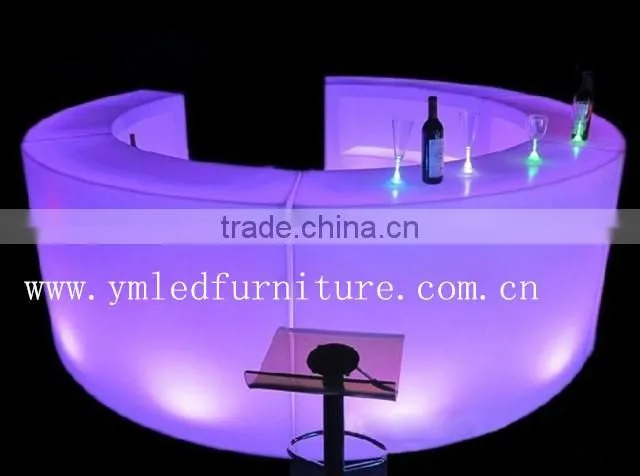 Led Plastic Table with Light YM-LT6040