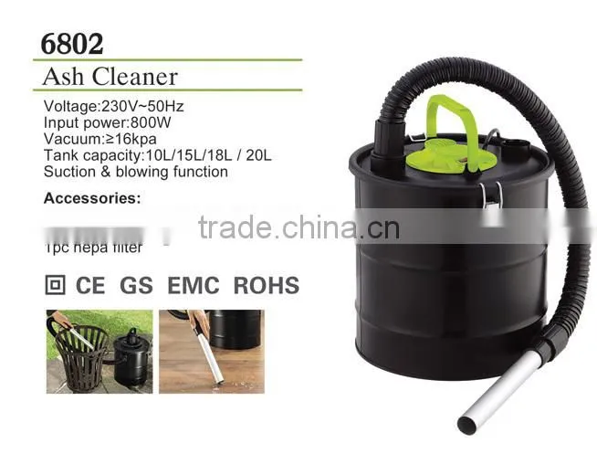 2015 hot ash cleaner with motor 6802 20L