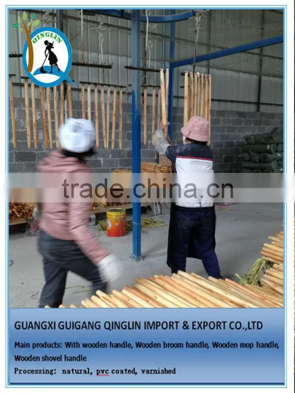 Standard thread natural wood stick 120*2.2cm for household use
