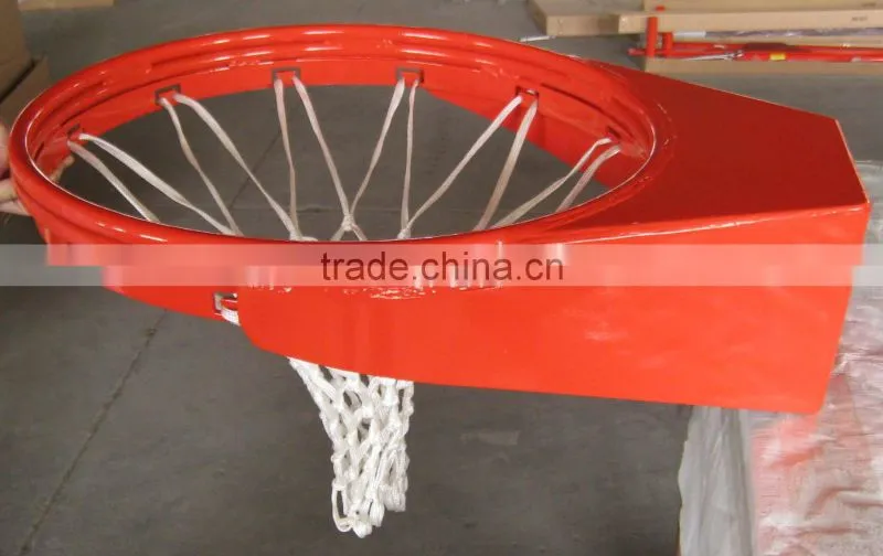 Heavy duty fixed basketball rim