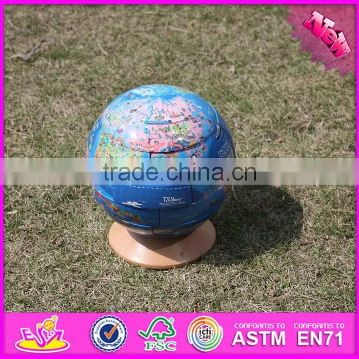 Best intelligent children wooden 3d puzzle ball W14G038