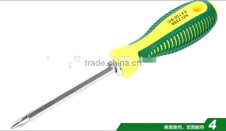 Berrylion Dual use 6*100 Phillips and Slotted Screwdriver CR-V Screwdriver