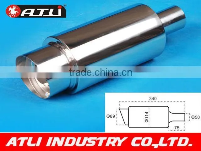 Atli Universal Racing Car Exhaust Muffler High Quality Car Exhaust Muffler Stainless steel Car Exhaust Tube