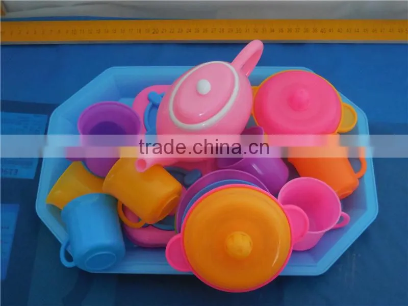 2016 new fashion Deluxe kitchen play toy food tea set for boys