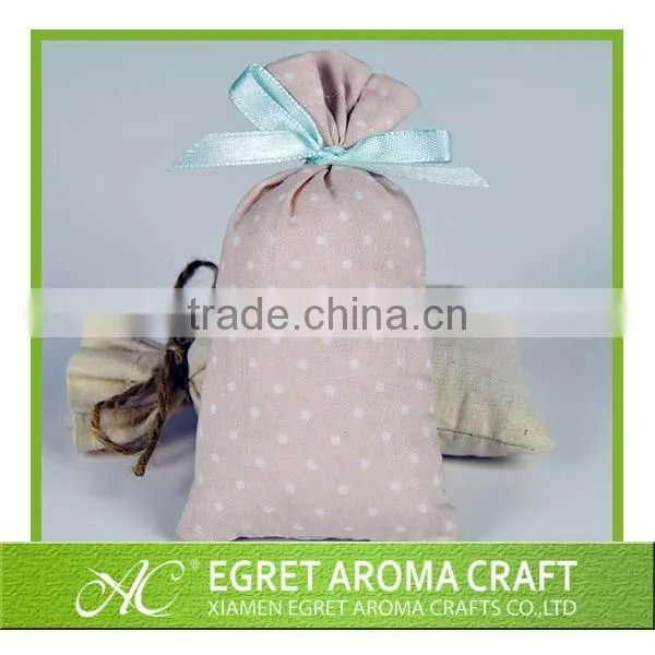 2016 new arrival home deco linen fabric aroma sachet bag