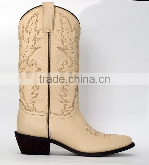 Goodyear welt leather western boots
