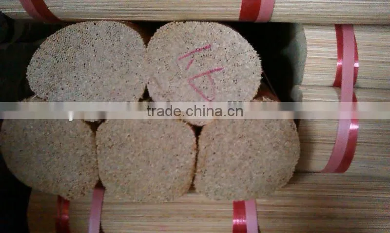 raw bamboo sticks