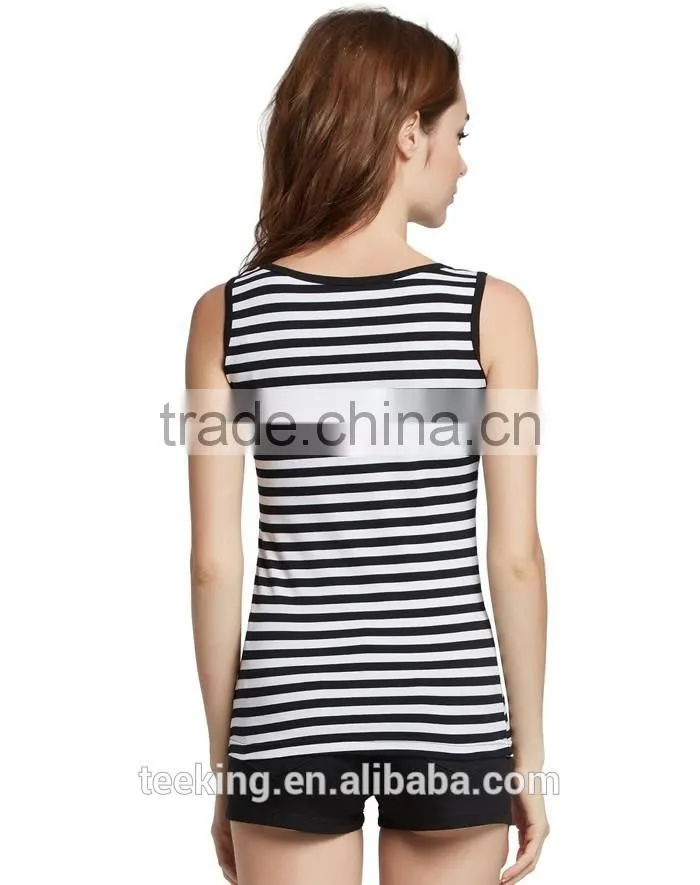 Fashion women stripe tank top