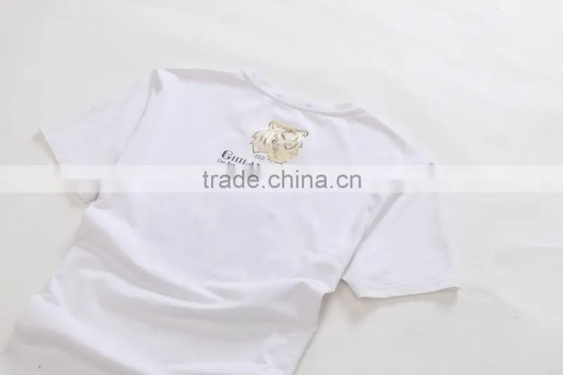 Men's 95%cotton 5%spandex blank mens t-shirts wholesale