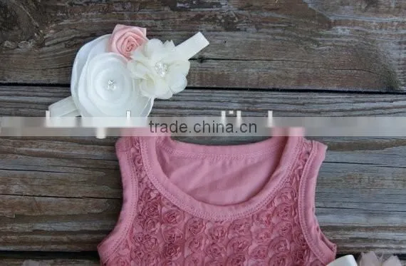 Rose Tutu Dress For 1 Years Old Girl Birthday Baby Girls First Birthday Frocks With Headband 2016 HSD5763