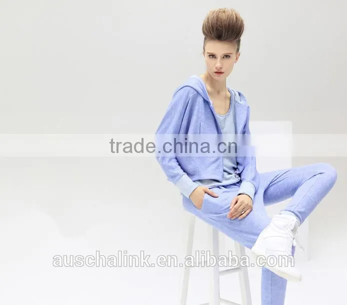 personalized woman knitted slim sweat pants joggers low price