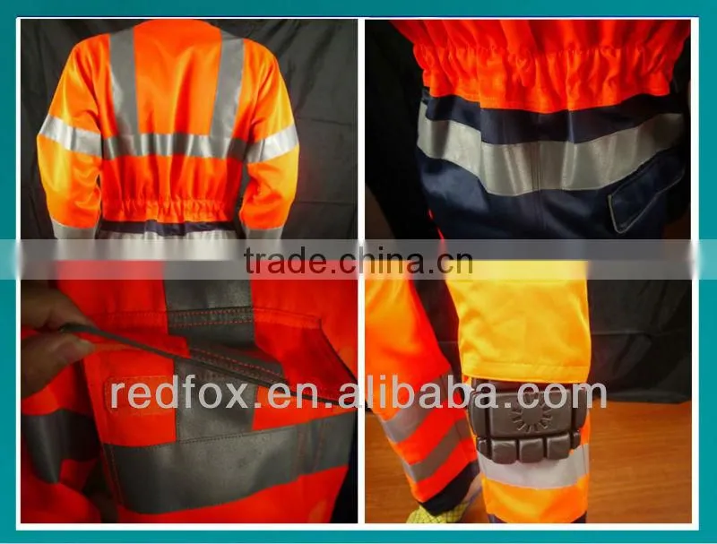 HV091 hi vis safety waterproof coverall