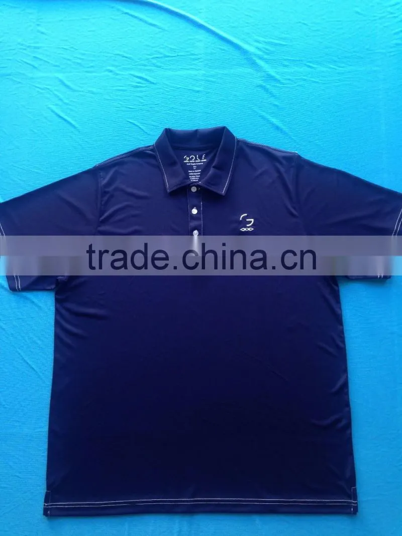 HIGH QUALITY 100%POLYESTER POLO SHIRT WITH EMBROIDERY