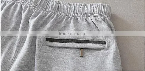 Middle-aged summer thin plus size loose fertilizer 3/4 long straight leisure trousers dad 100% cotton pants