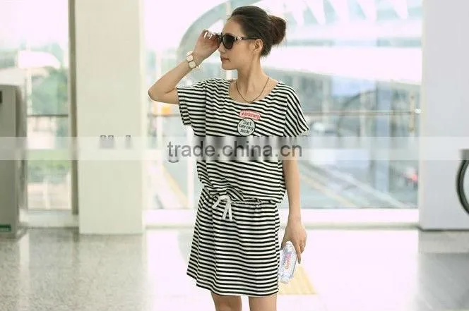 Exquisite Dolman Sleeve Tunic Tops Ladies Casual Dresses
