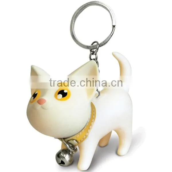 Christmas promotion gifts plastic car key ring