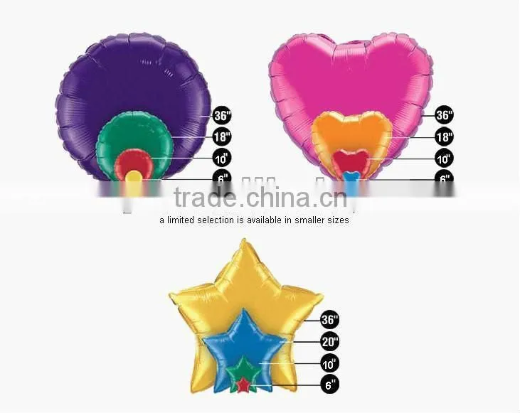 New Fashion Self inflating foil balloon