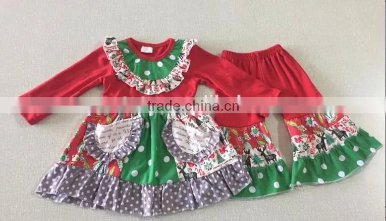 2017 New arrival cute Halloween party clothing for girls design Kids toddler girl clothing sets