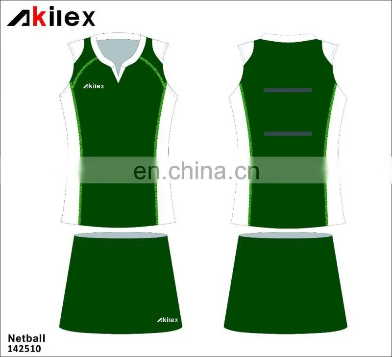 sublimation dry fit netball jersey with design