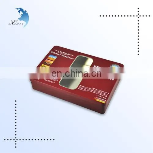 Wholesale Promotional High Quality Square Shape Metal Tin Boxes With Window