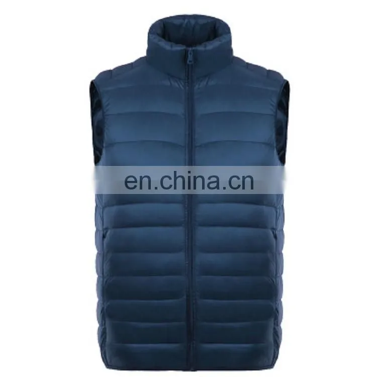 Packable Ultralight Sleeveless Coats Men Winter Feather Down Vest jacket