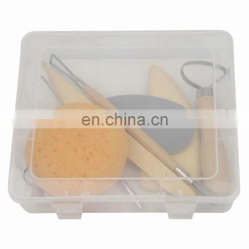 8pcs assorted clay tool set in PP box