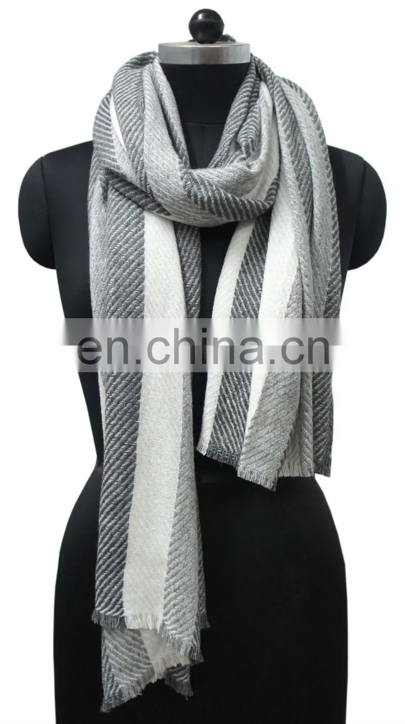 New Styles Pashmina wool shawls , Stoles 2016 Herringbone pashmina shawls
