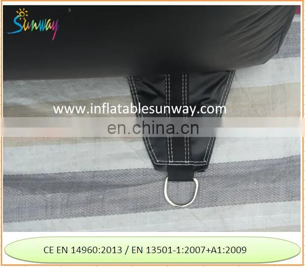Black Inflatable Pool With flat Base