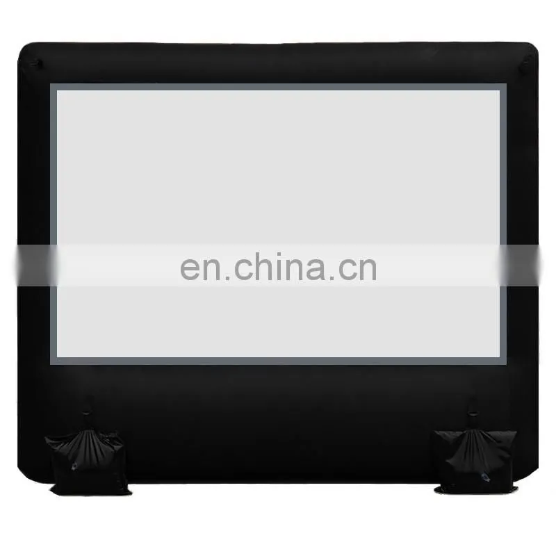 2017 Hot Sale one time movie theater screen video display photosdisplay inflatable movie screen