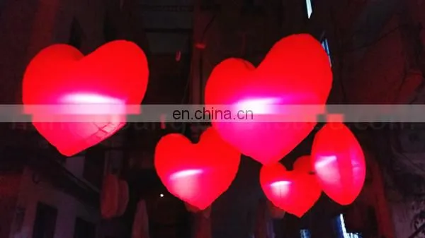 inflatable heart shape balloon for wedding decoration