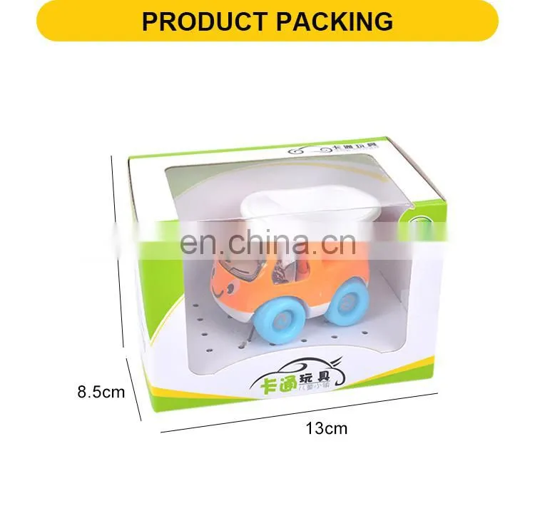 4 designs pull back cartoon cars 8 cm mini cars